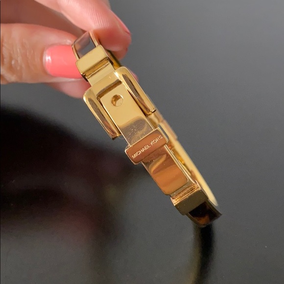 Michael Kors Gold/Tortoise Buckle Bracelet - Picture 2 of 8